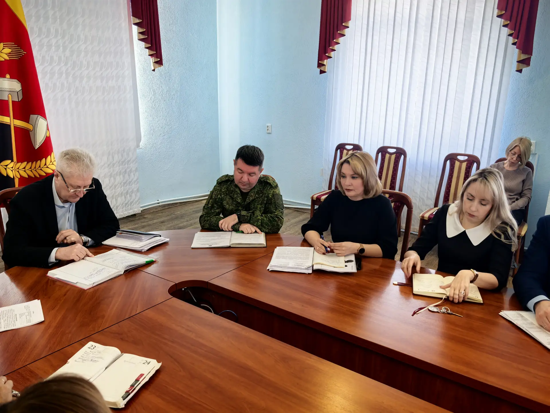 Аппаратное совещание в Краснодоне.