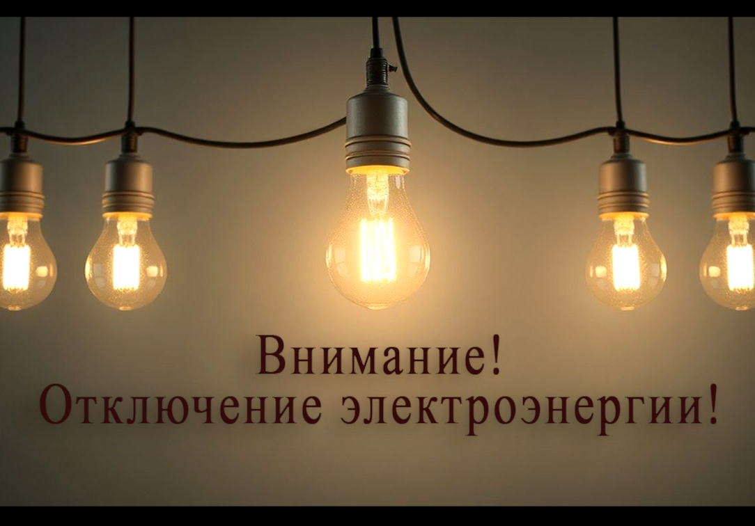 Внимание! Отключение электроэнергии!.