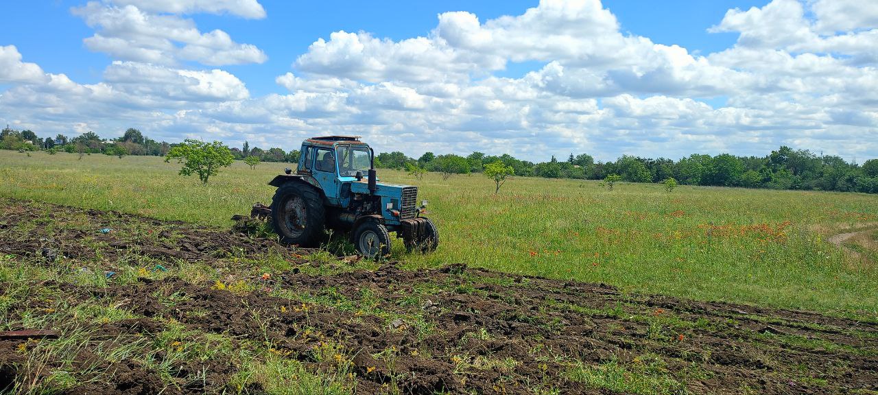 В Молодогвардейске выполнены работы по противопожарной опашке.