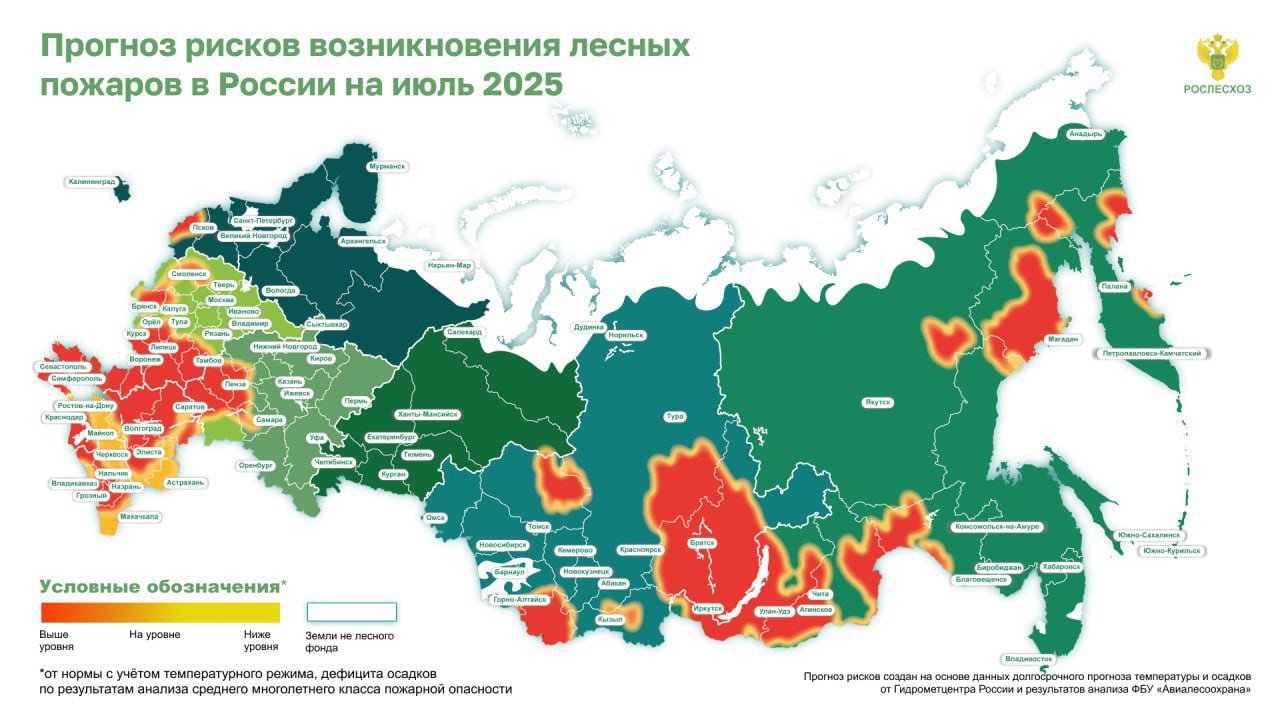 В июле на территории ЛНР высок риск возникновения лесных пожаров.