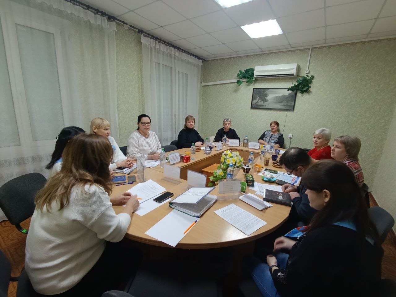 Заседание круглого стола в городе Краснодоне.