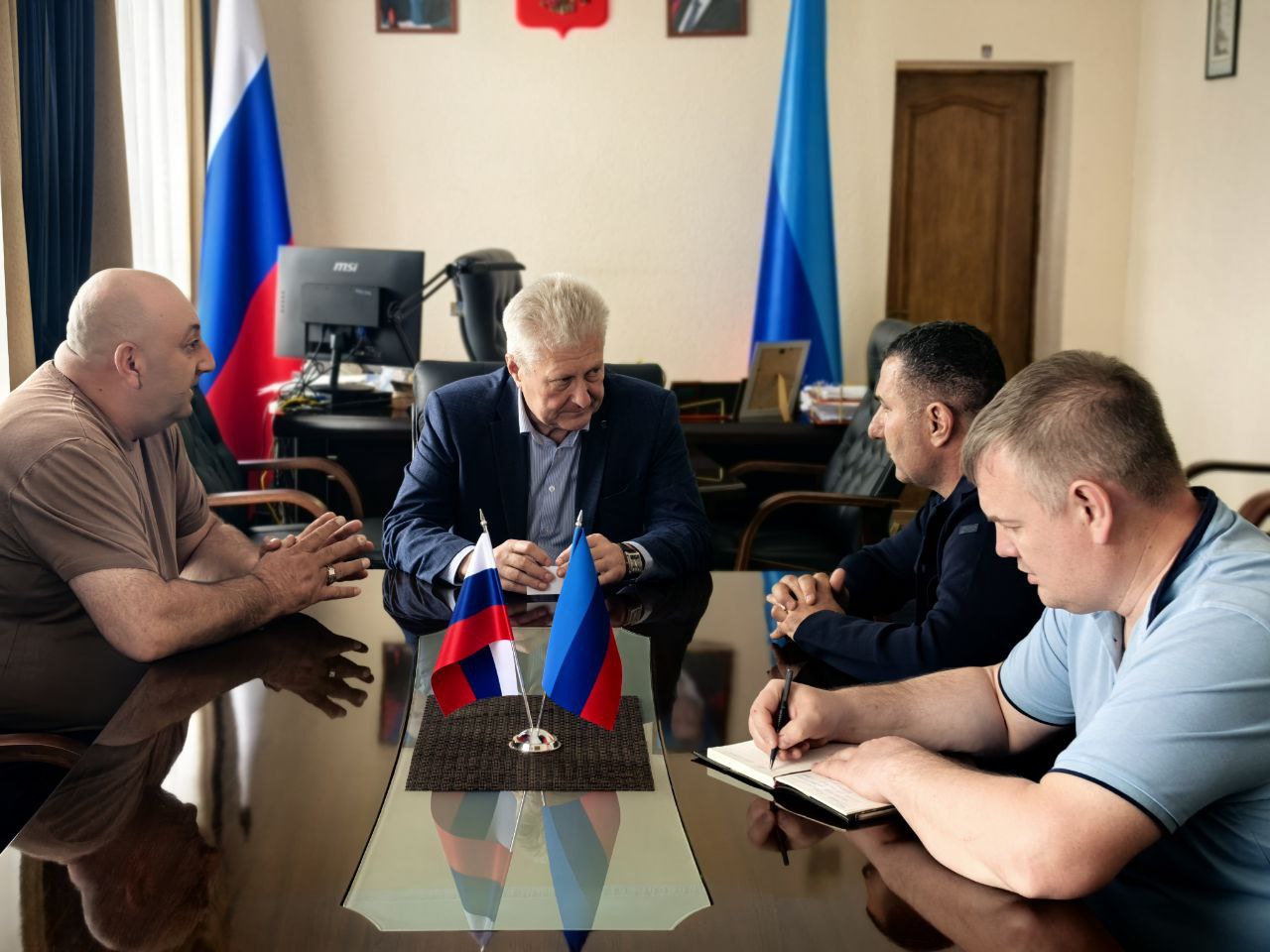 В Краснодоне состоялась рабочая встреча с делегацией из Курганской области.