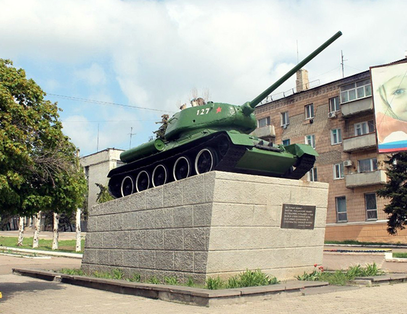 Танк Т-34, который входил в состав колонны «Молодая гвардия».